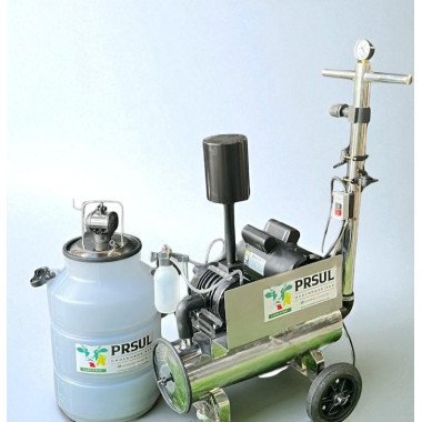 Ordenhadeira de carrinho prática BV 300 lt com motor a gasolina