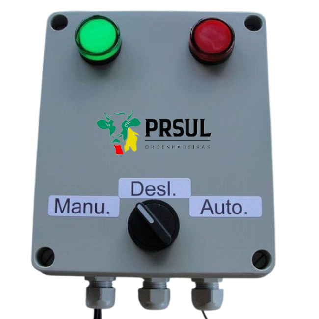 Caixa de comando completa para transferidor do leite